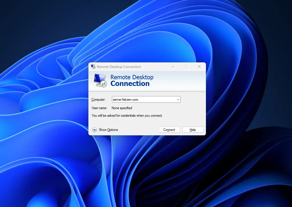 Uzak Masaüstü Bağlantısı - Cloud Server