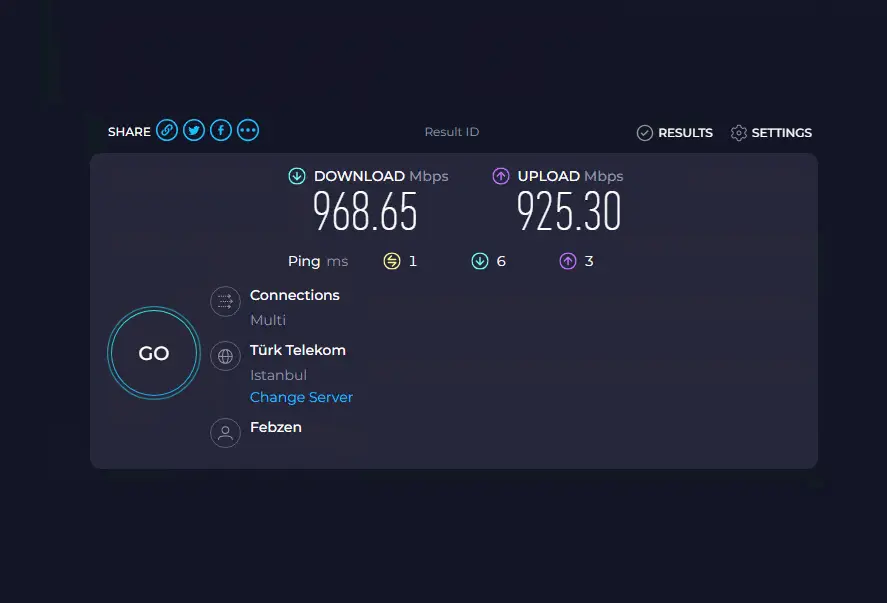 Fiber Ağ Bağlantısı - Cloud Server