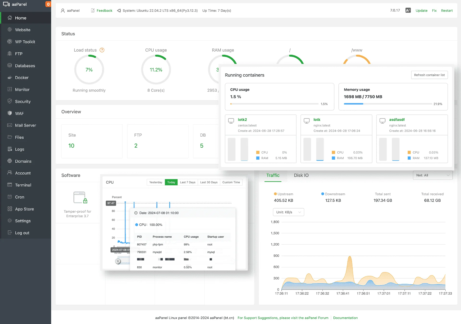 aaPanel Terminal Kurulumu