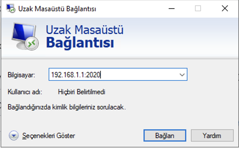 Febzen RDP Connection Example