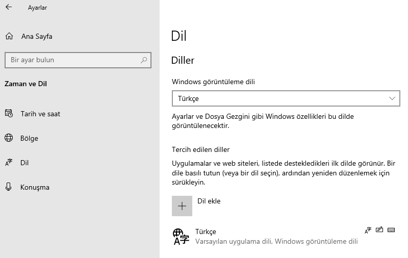 Windows Server Dil Nasıl Değiştirilir?
